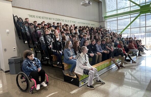 BMS 8th graders tour Finance Park to learn about finances in the adult world